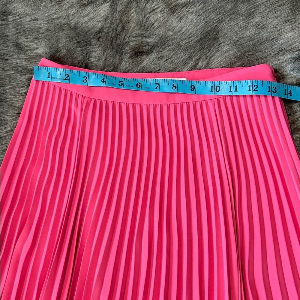 Boden Kristen Pink Midi Pleated Skirt Women’s 2 Valentines Feminine Romantic - Picture 6 of 9